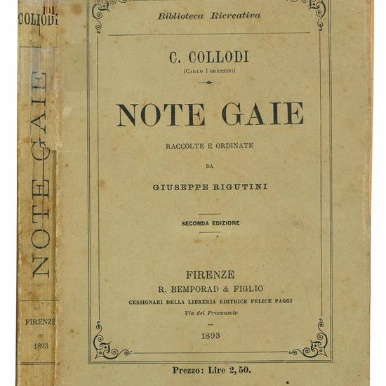 Note gaie raccolte e ordinate da Giuseppe Rigutini. Seconda edizione.