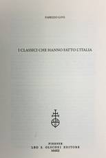 I Classici che hanno fatto l'Italia, articolo estratto da: Nuovi Annali della Scuola Speciale per Archivisti e Bibliotecari, Anno XXVI, 2012