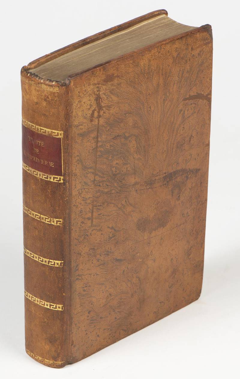 Traité élémentaire de l'imprimerie, ou le manuel de l'imprimeur; Avec 36 planches en taille-douce [...]