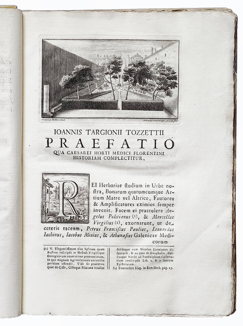 Catalogus plantarum horti caesarei Florentini opus postumum iussu Societatis botanicae editum, continuatum, et ipsius horti historia locupletatum ab Io. Targionio Tozzettio