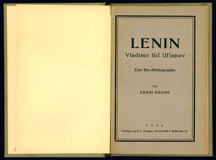 Lenin. Vladimir Ili&#269; Ul'janov. Eine Bio-Bibliographie.
