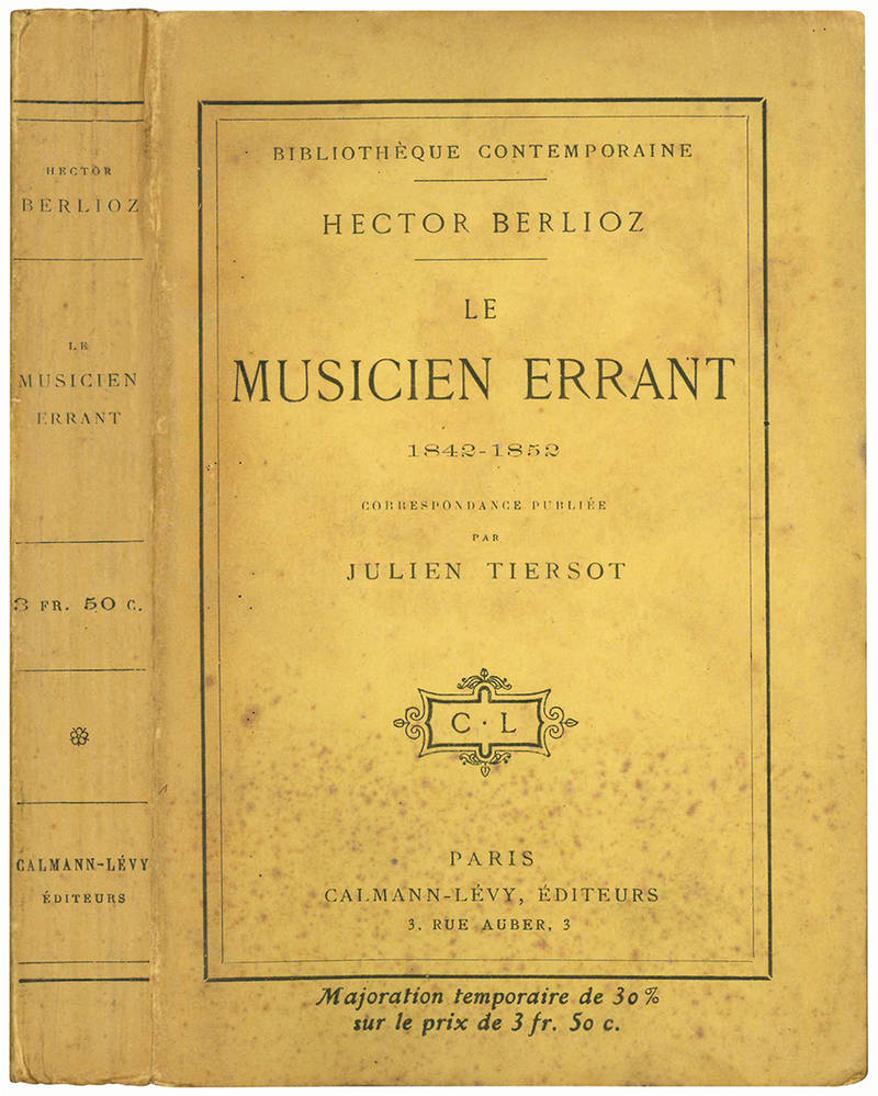 Le musicien errant 1842-1852. Correspondance publiée par Julien Tiersot.