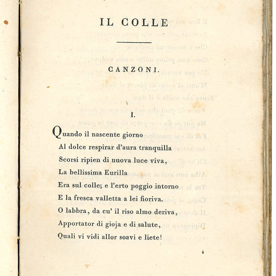 Quattro componimenti poetici fatti in villa da Luigi Uberto Giordani